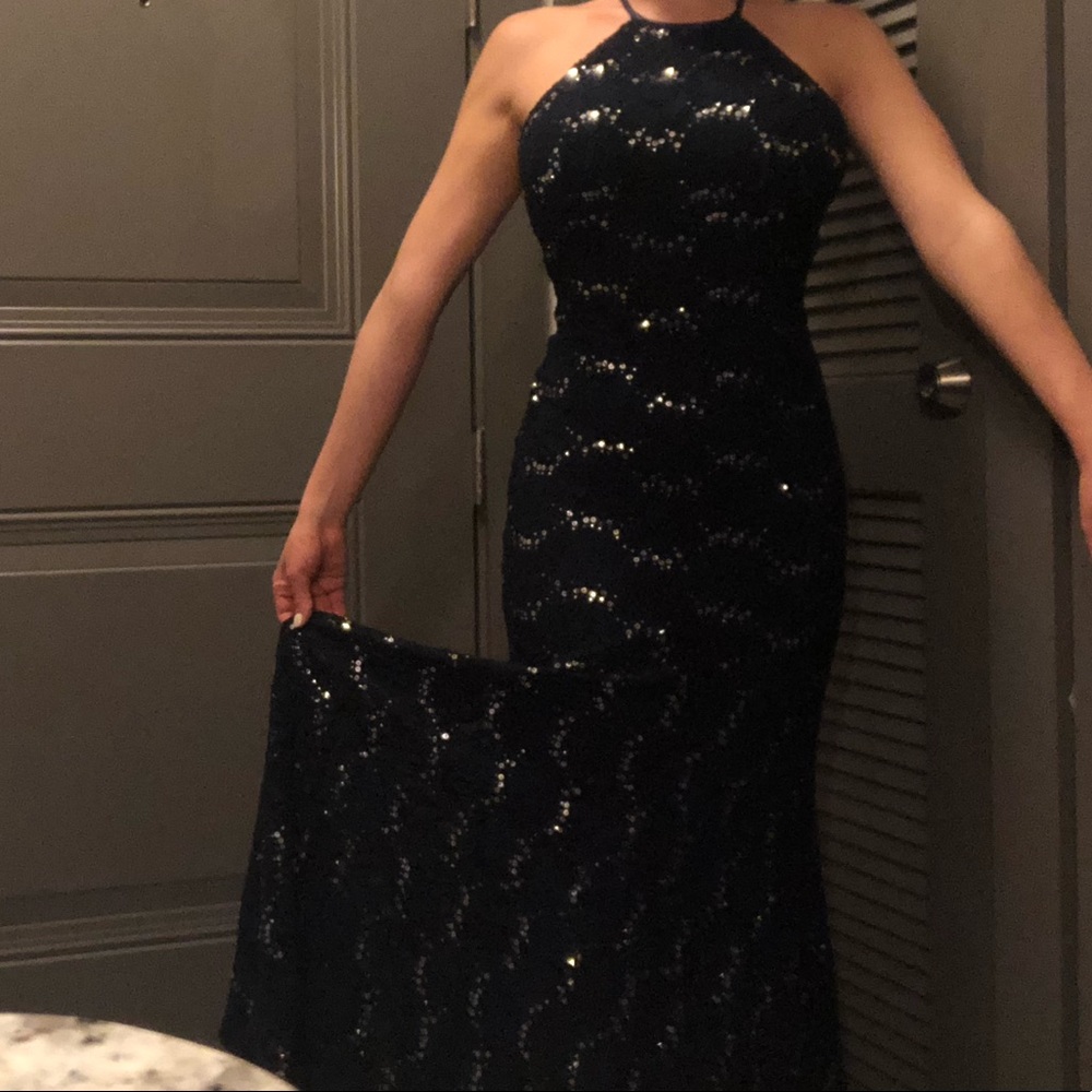 Prom dress/ Evening Dress/ Black Tie